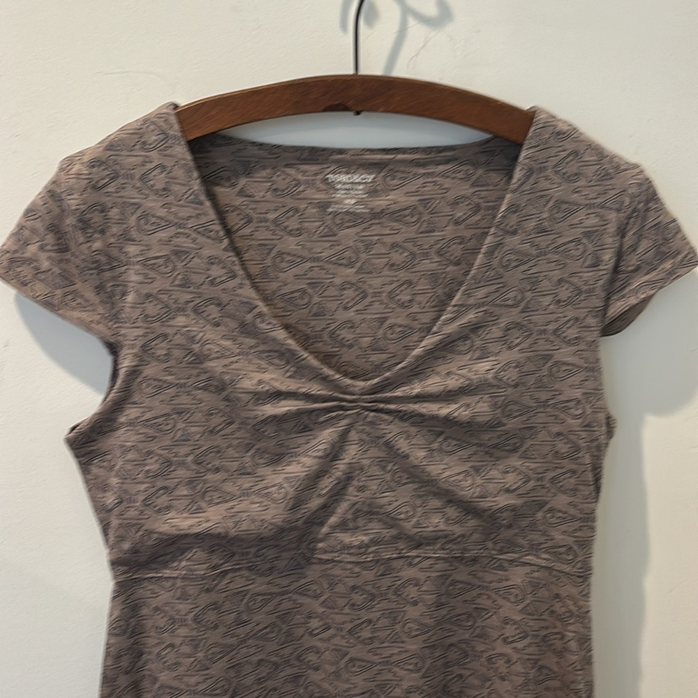 Toad & Co Rosemarie dress,organic cotton/tencel,putty w/black, size M